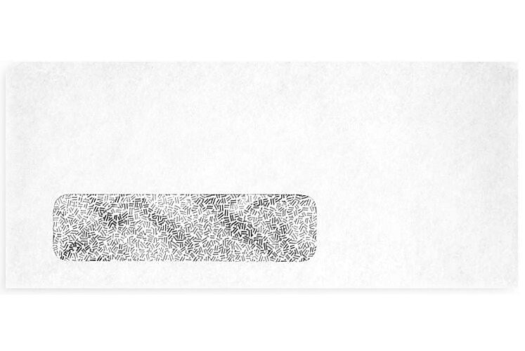 LUX Moistenable Glue Security Tinted #9 Window Envelope, 3 7/8" x 8 7/8", White, 250/Box (61549-250)