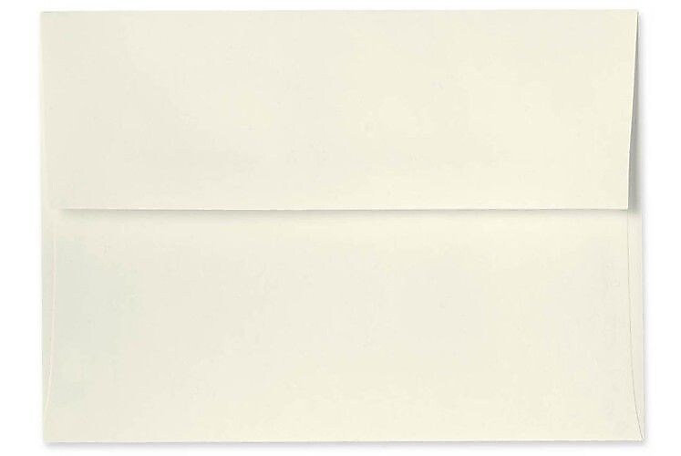 LUX A1 Invitation Envelopes (3 5/8 x 5 1/8) 250/Box, Natural (5865-01-250)