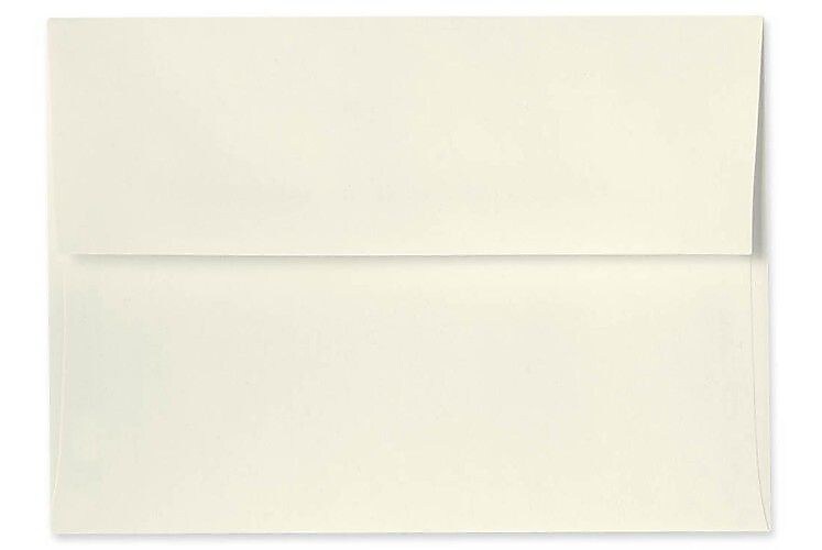 LUX A6 Invitation Envelopes (4 3/4 x 6 1/2) 250/Box, Natural - 100% Recycled (4875-NPC-250)
