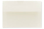 LUX A1 Invitation Envelopes (3 5/8 x 5 1/8) 250/Box, Natural White - 100% Cotton (4865-SN-250)