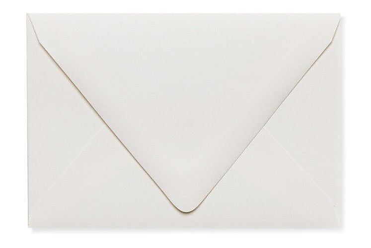 LUX A1 Contour Flap Envelopes (3 5/8 x 5 1/8) 500/Box, Natural - 100% Recycled (1865-NPC-500)