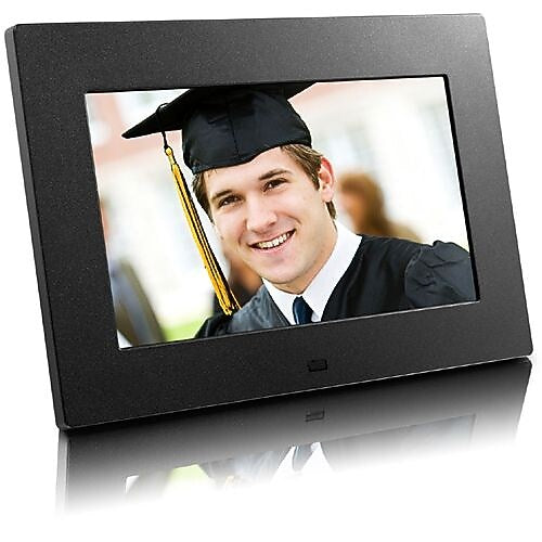 Aluratek 7" Digital Picture Frame, Black (Q96082)