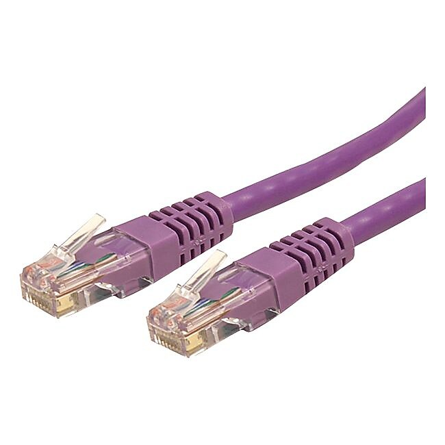 StarTech 50' Cat6 UTP Patch Cable, Purple