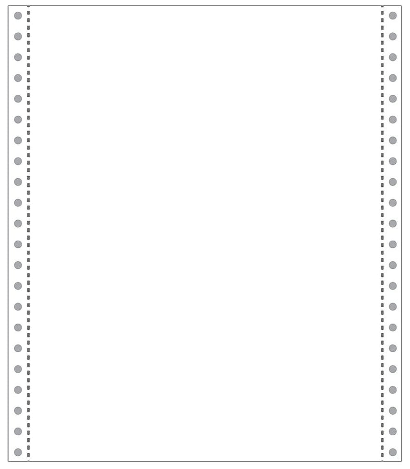 Printworks Professional 9 1/2" x 11" Computer Paper, White, 2200/Carton (02715)