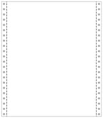 Printworks® Professional 4 Part Blank Computer Paper, 9 1/2" x 11", White, 800 Sheets