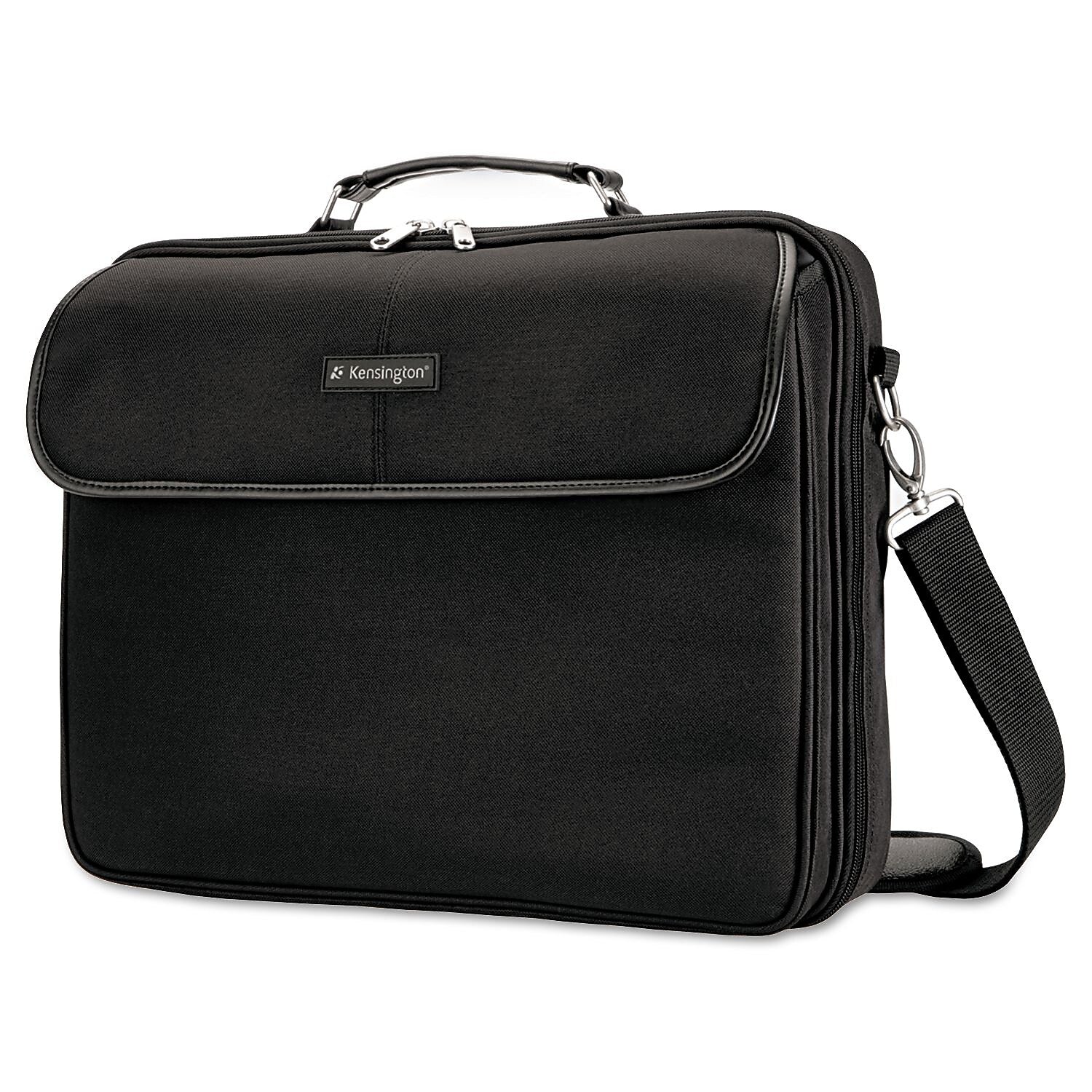 Kensington Simply Portable 15.6" Polyester Laptop Bag, Black (KMW62560)