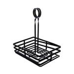American Metalcraft 6'' x 8'' Rectangular Flat Coil Condiment Basket