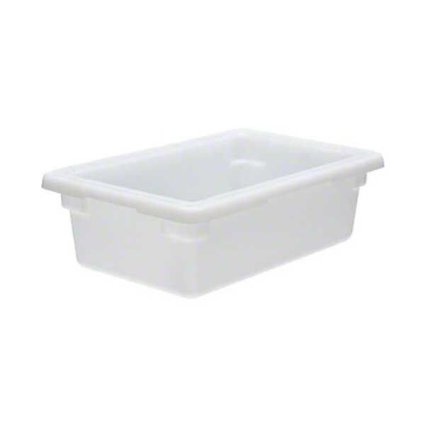 Cambro 12186P148, 3 gal White Polyethylene Food Box, White