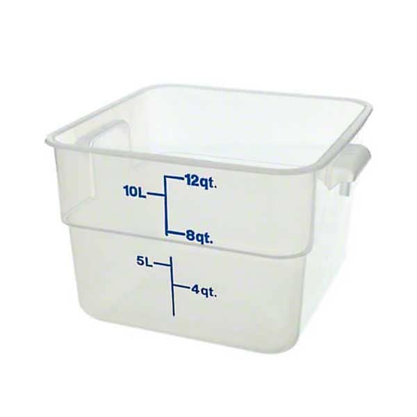Cambro 12SFSPP190, 12 qt Polypropylene Food Storage Container - CamSquare