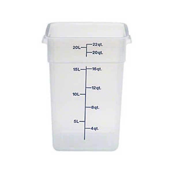 Cambro 22SFSPP190, 22 qt Polypropylene Food Storage Container - CamSquare