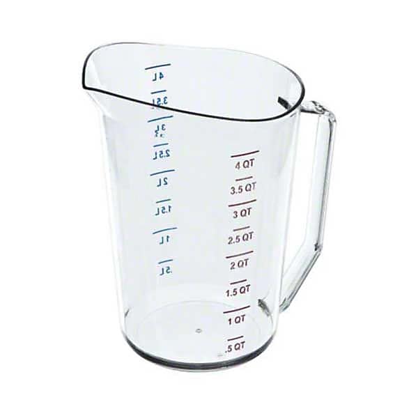 Cambro 4 Quart Liquid Measuring Cup - Camwear