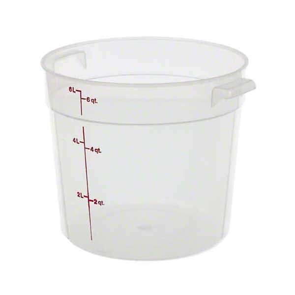 Cambro RFS6PP190, 6 qt Polypropylene Round Food Storage Container
