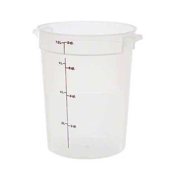 Cambro RFS8PP190, 8 qt Polypropylene Round Food Storage Container
