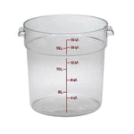 Cambro RFSCW18, 18 qt Polycarbonate Food Storage Container - Camwear Round