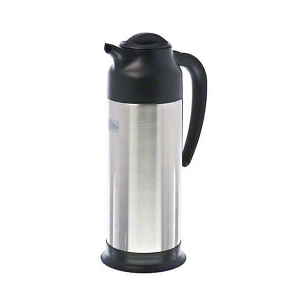 Update International 33 Oz Black and Stainless Cream Server