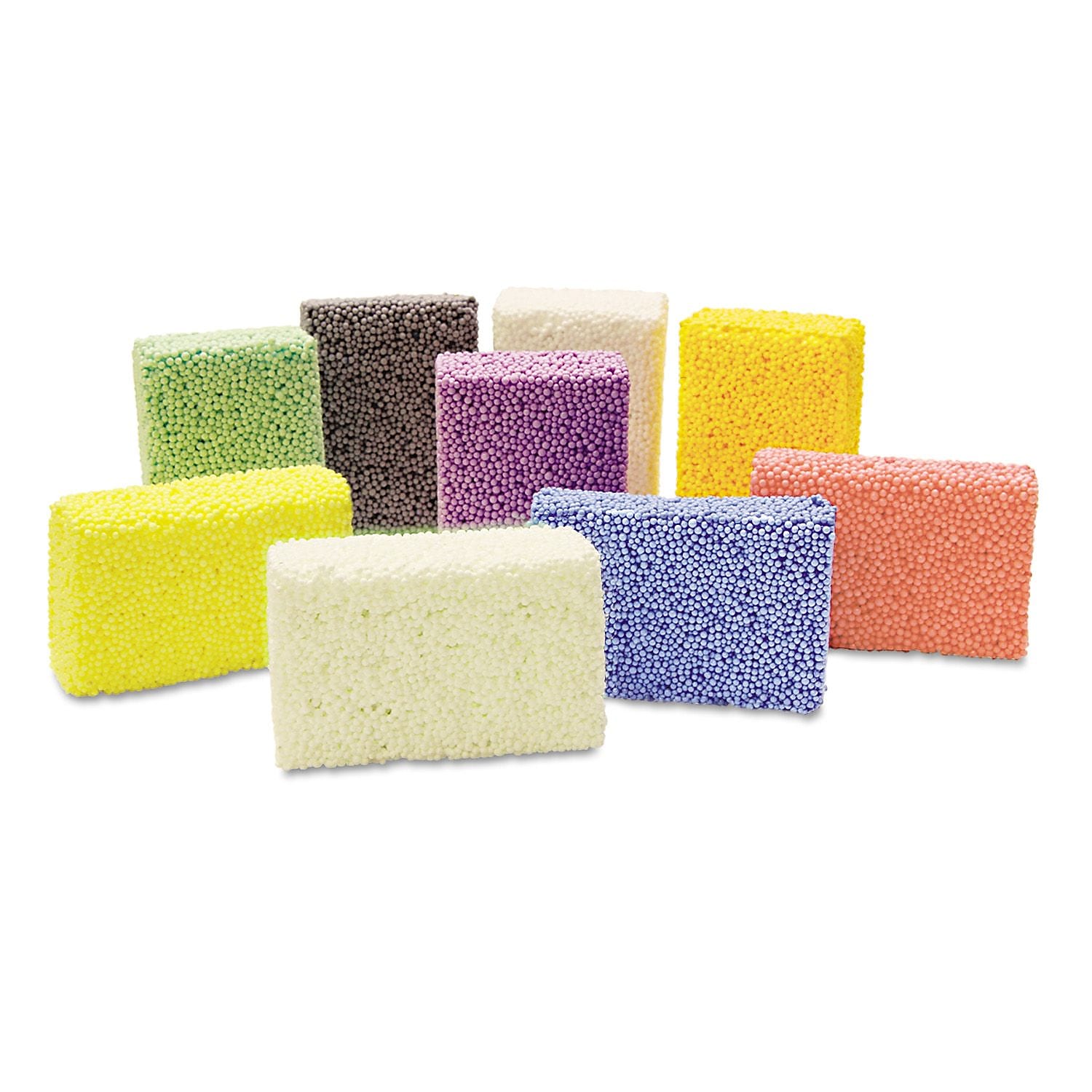 Chenille Kraft Squishy Foam Classpack, Assorted, 36 Blocks