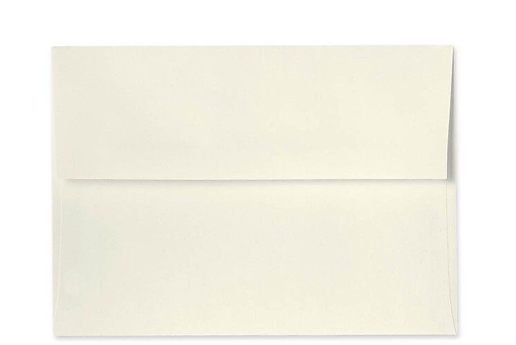 LUX A4 Invitation Envelopes (4 1/4 x 6 1/4) 250/Box, Natural (4872-01-250)