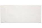LUX 80lb 4 1/8"x9 1/2" Open End #10 Envelopes W/Peel&Press, White Linen, 250/BX