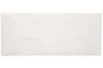 LUX 80lb 4 1/8"x9 1/2" Open End #10 Envelopes W/Peel&Press, White, 1000/BX