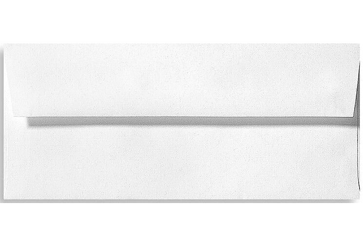 LUX 70lb 4 1/8"x9 1/2" Square Flap #10 Envelopes, Bright White, 500/BX