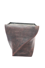 Vintage Home 17 1/2" x 17" x 17" Fiberstone Planter, Black/Bronze