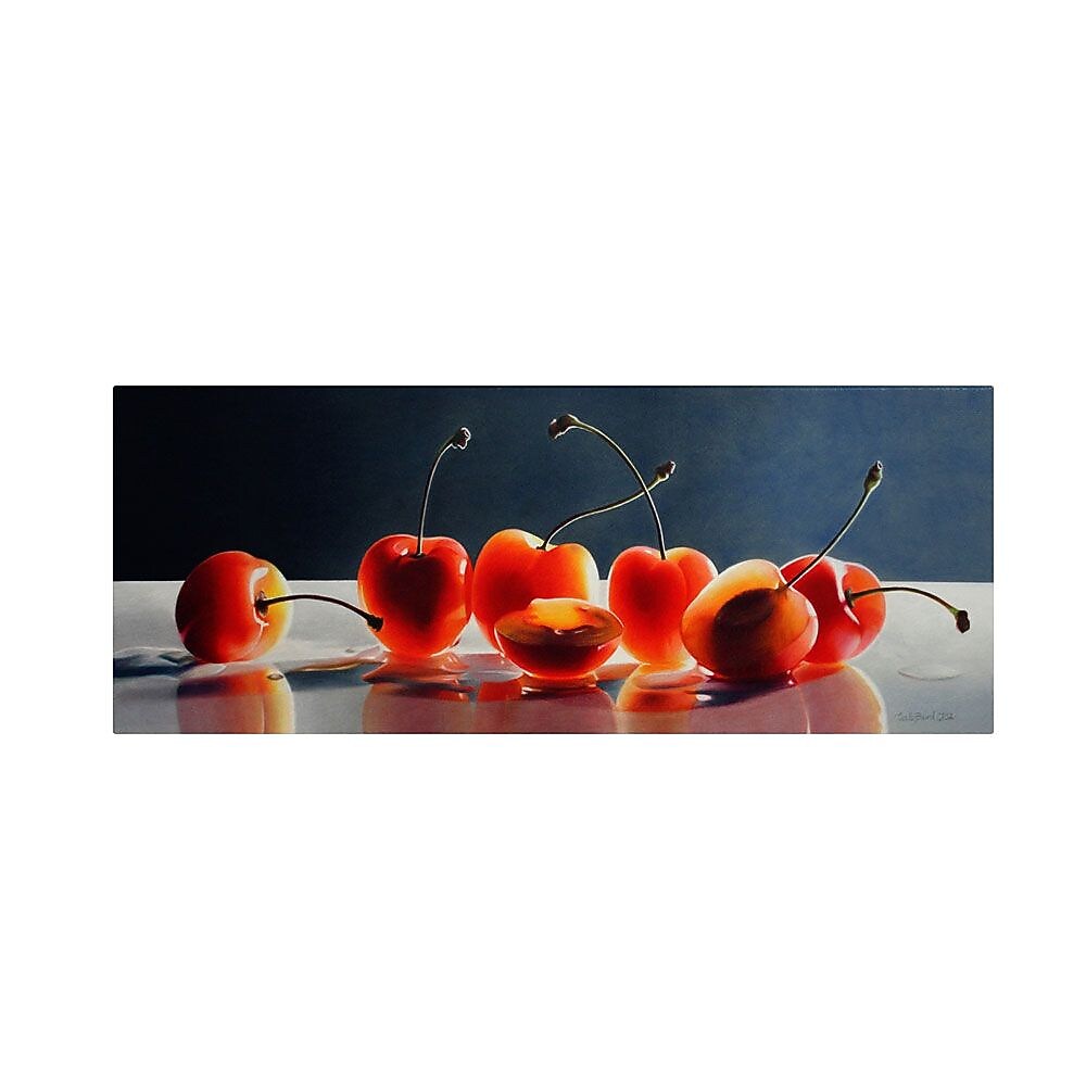Trademark Fine Art 'Royal Rainiers' 6" x 19" Canvas Art