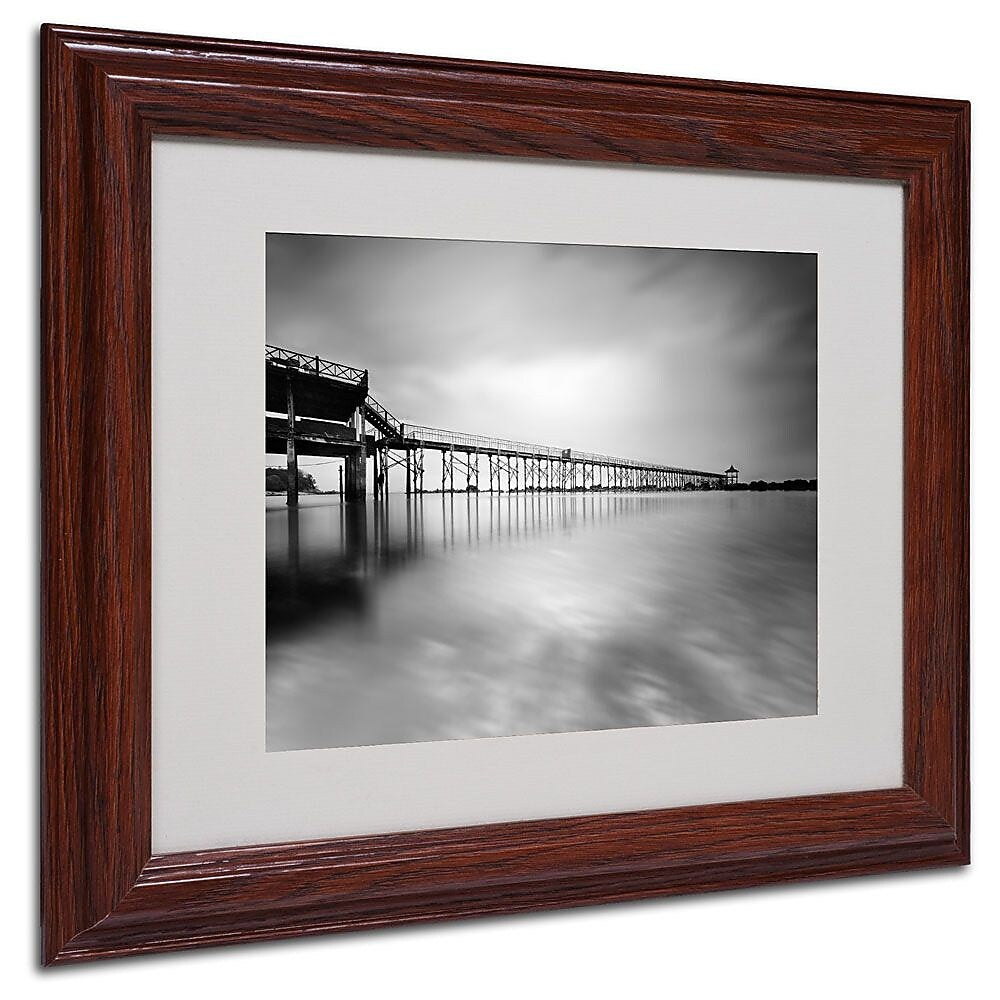 Trademark Fine Art 'Bedimmed' 11" x 14" Wood Frame Art