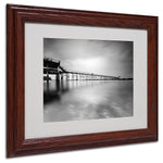 Trademark Fine Art 'Bedimmed' 11" x 14" Wood Frame Art