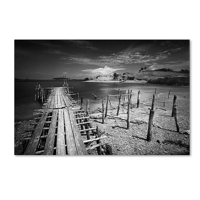 Trademark Fine Art 12" x 19" Hidden Wooden Frame Reach