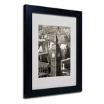 Trademark Fine Art 'Big Ben View II' 11" x 14" Black Frame Art
