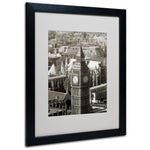 Trademark Fine Art 'Big Ben View II' 16" x 20" Black Frame Art