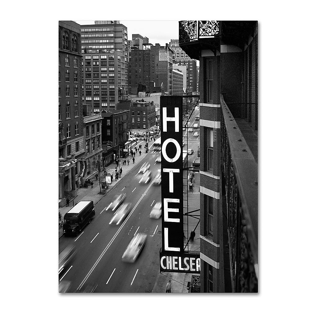 Trademark Fine Art 'Chelsea Black and White' 24" x 32" Canvas Art