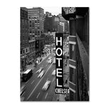 Trademark Fine Art 'Chelsea Black and White' 35" x 47" Canvas Art
