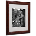 Trademark Fine Art 'Chelsea Black and White' 11" x 14" Wood Frame Art