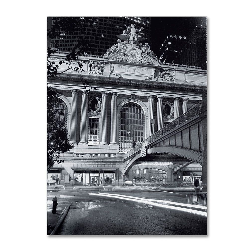 Trademark Fine Art 'Grand Central Night' 24" x 32" Canvas Art