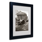Trademark Fine Art 'London Exchange' 11" x 14" Black Frame Art
