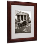 Trademark Fine Art 'London Exchange' 11" x 14" Wood Frame Art