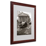 Trademark Fine Art 'London Exchange' 16" x 20" Wood Frame Art