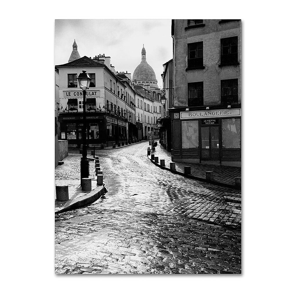 Trademark Fine Art 'Montmartre' 35" x 47" Canvas Art