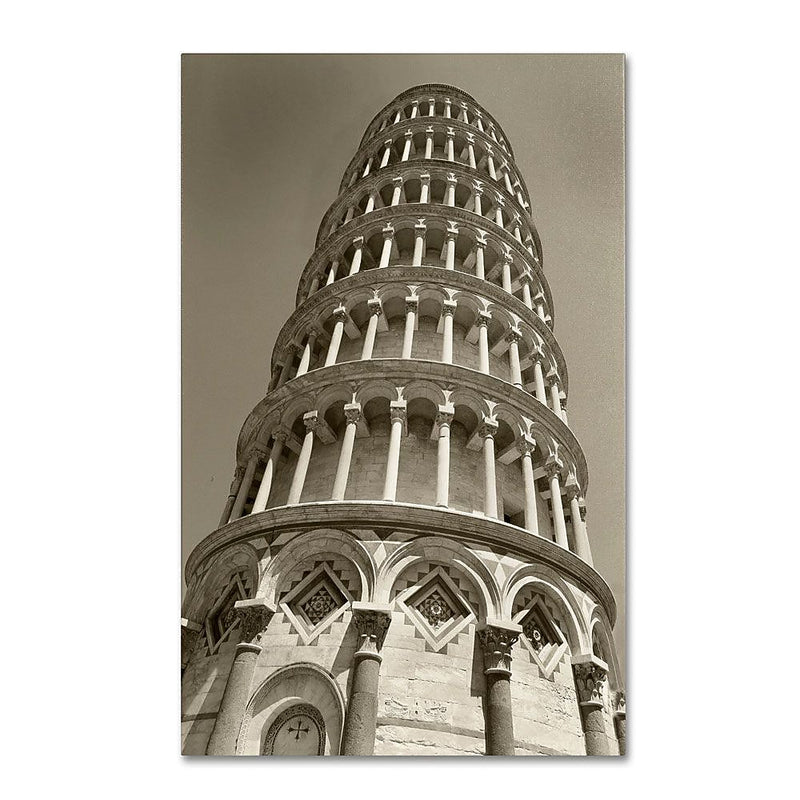 Trademark Fine Art 'Pisa Tower II' 30" x 47" Canvas Art