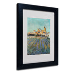 Trademark Fine Art 'Saintes Maries' 11" x 14" Black Frame Art