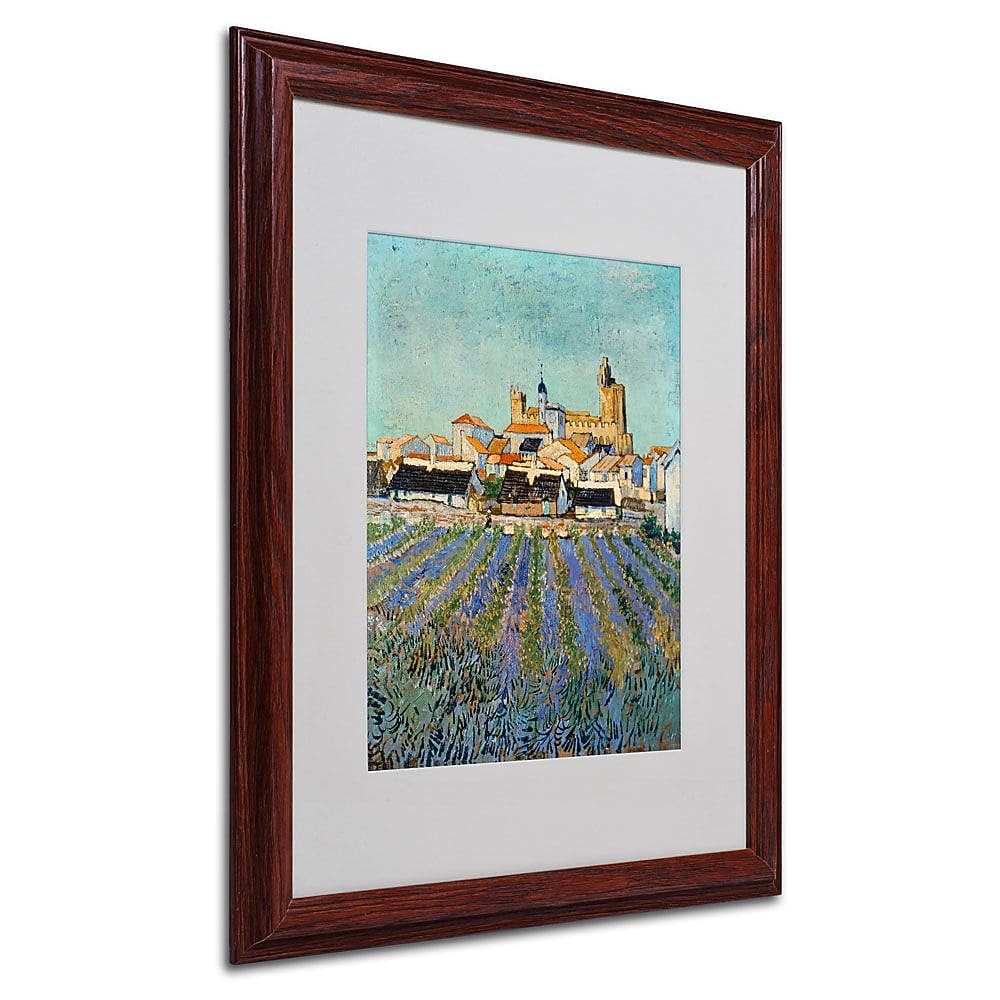 Trademark Fine Art 'Saintes Maries' 16" x 20" Wood Frame Art