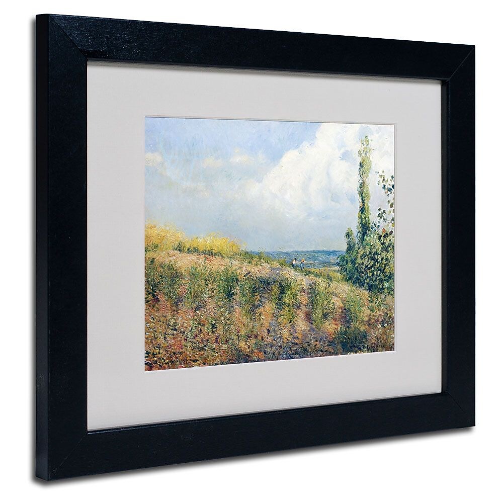 Trademark Fine Art 'The Approaching Storm' 11" x 14" Black Frame Art
