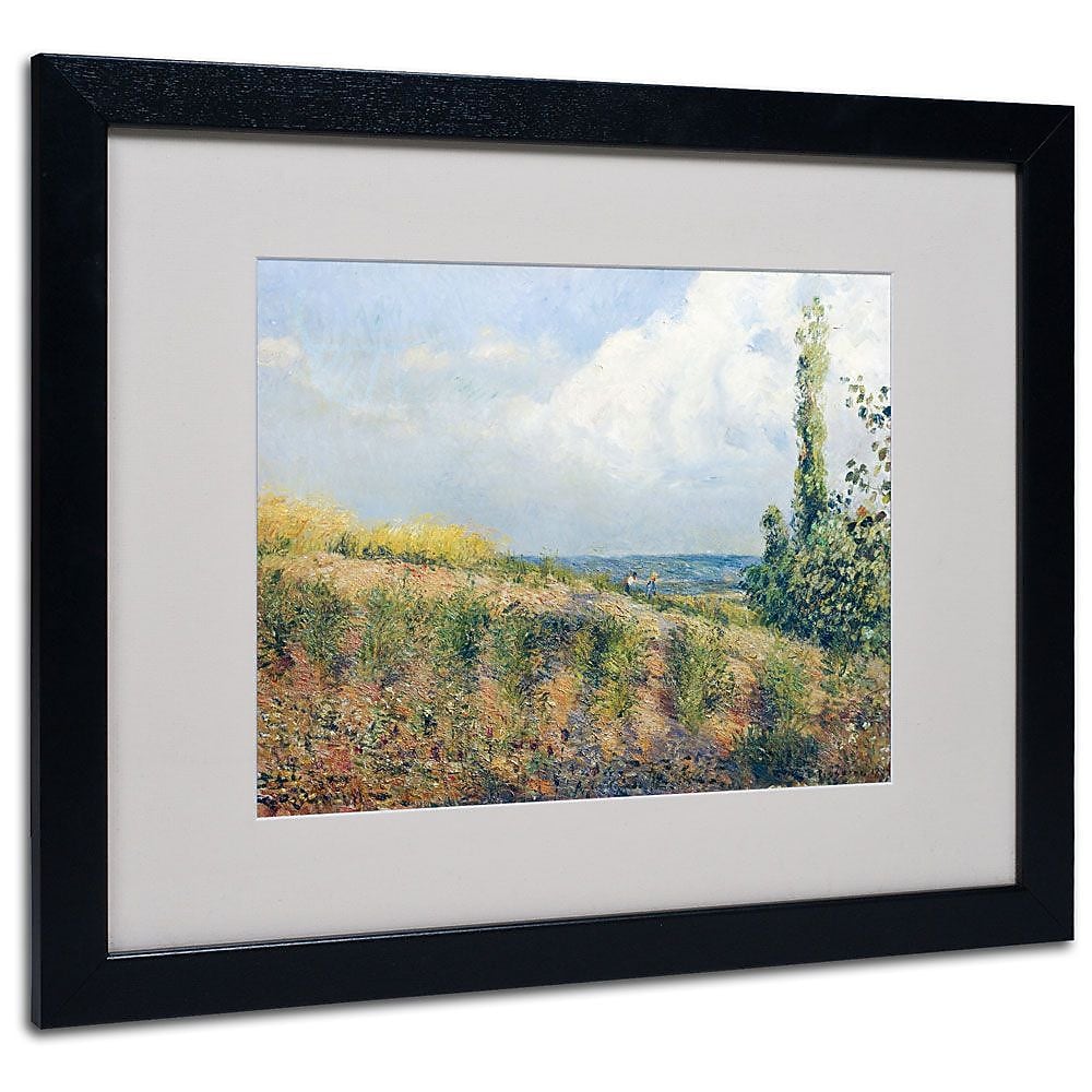 Trademark Fine Art 'The Approaching Storm' 16" x 20" Black Frame Art