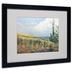 Trademark Fine Art 'The Approaching Storm' 16" x 20" Black Frame Art