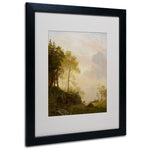Trademark Fine Art 'The Merced River' 16" x 20" Black Frame Art