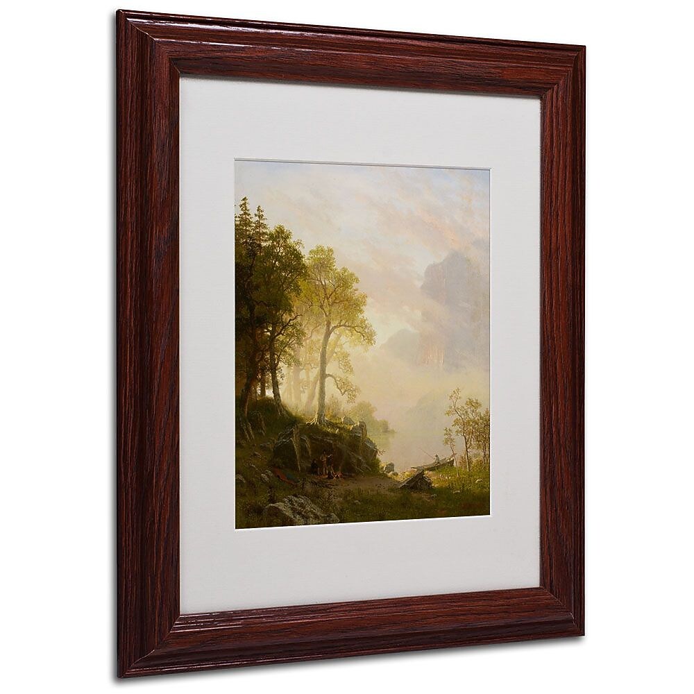 Trademark Fine Art 'The Merced River' 11" x 14" Wood Frame Art