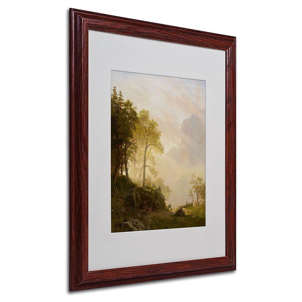 Trademark Fine Art 'The Merced River' 16" x 20" Wood Frame Art
