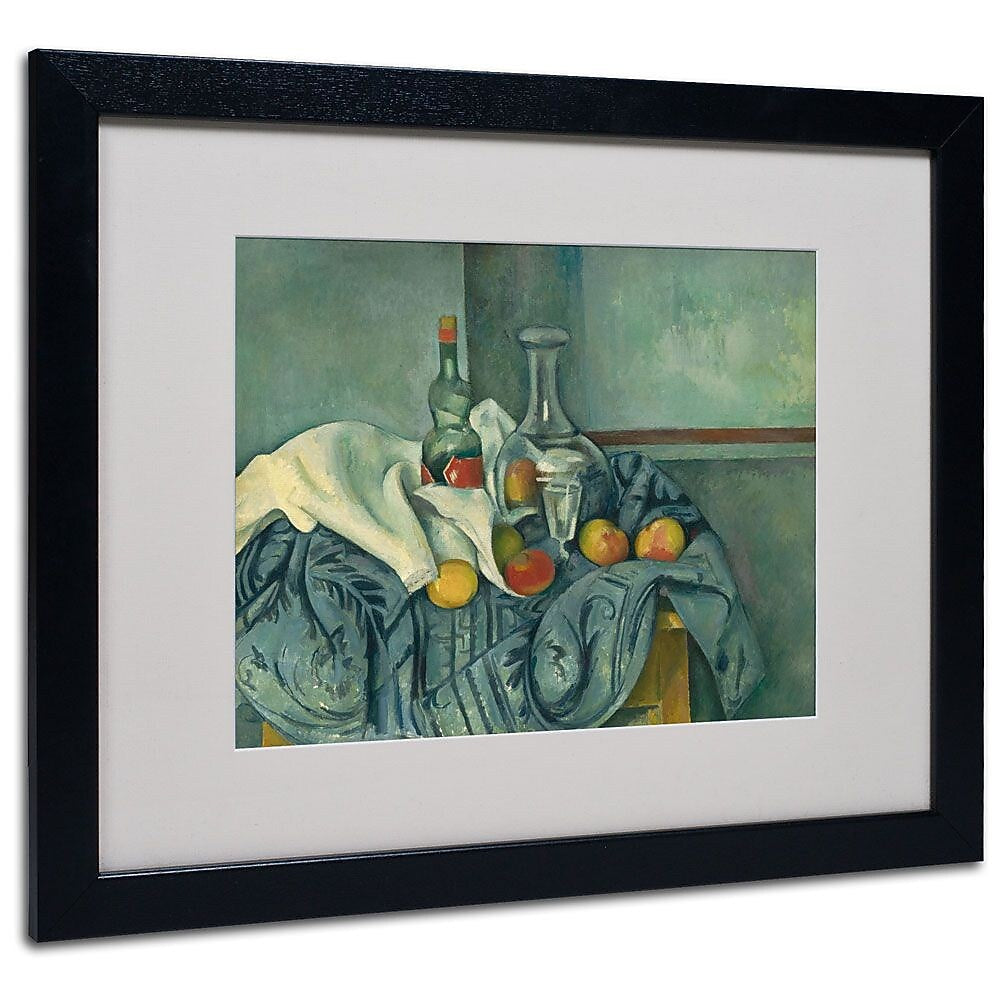 Trademark Fine Art 'The Peppermint Bottle' 16" x 20" Black Frame Art