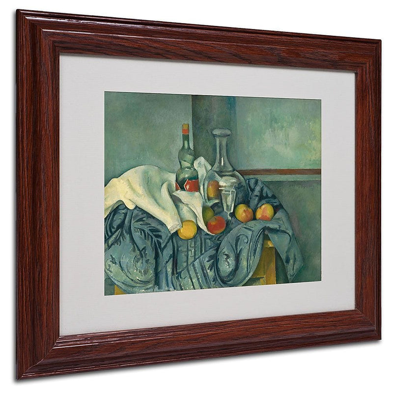 Trademark Fine Art 'The Peppermint Bottle' 11" x 14" Wood Frame Art